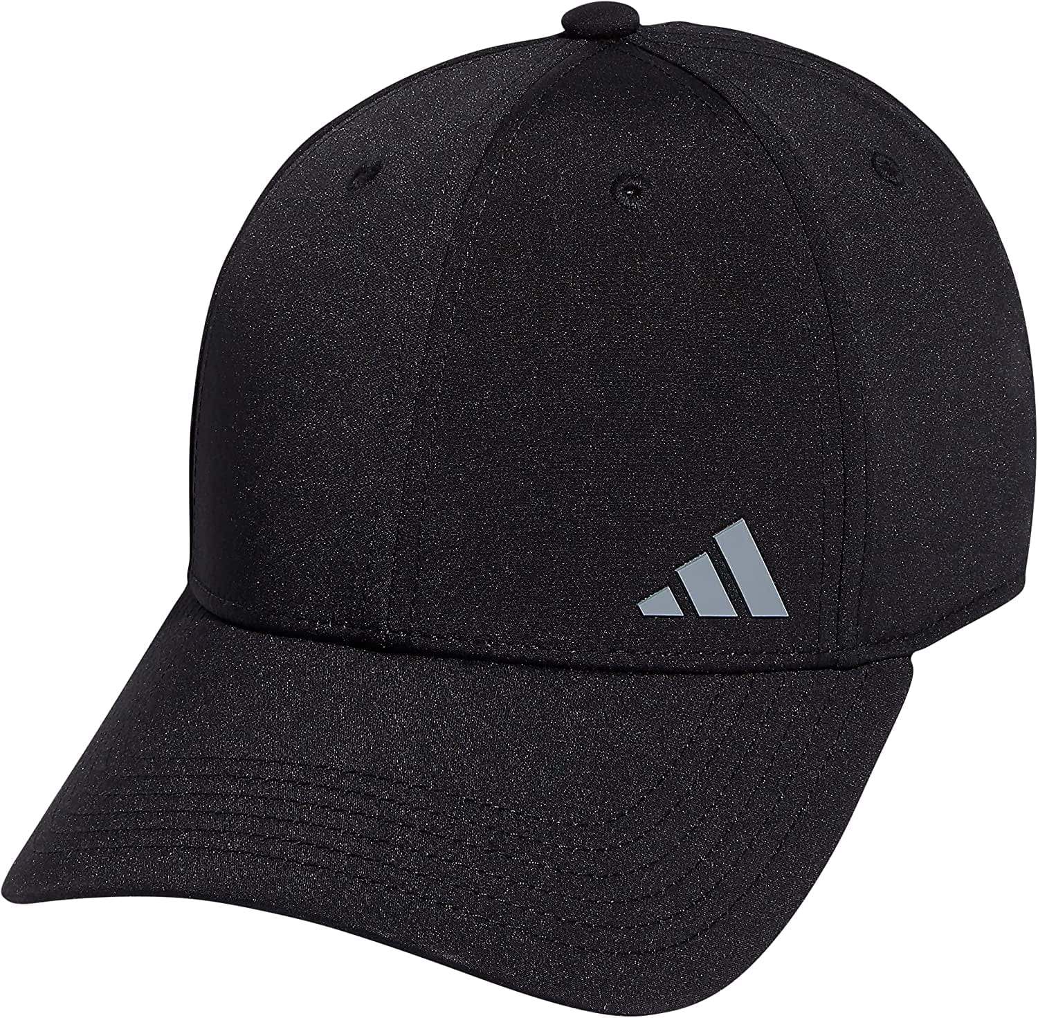 Adidas Women'S Backless Ponytail Hat Adjustable Fit Baseball Cap Apparel & Accessories > Clothing Accessories > Hats adidas Black/Grey One Size 