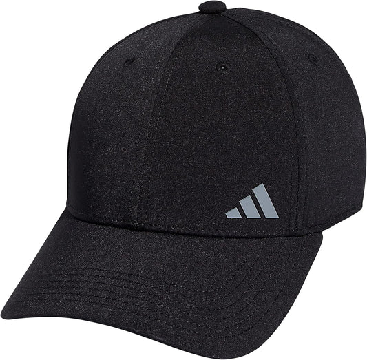 Adidas Women'S Backless Ponytail Hat Adjustable Fit Baseball Cap Apparel & Accessories > Clothing Accessories > Hats adidas Black/Grey One Size 