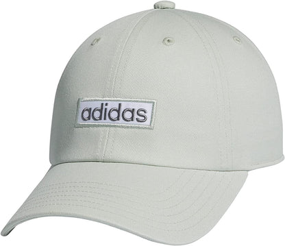 Adidas Women'S Contender Relaxed Adjustable Cap Apparel & Accessories > Clothing Accessories > Hats adidas Linen Green/White/Grey One Size 
