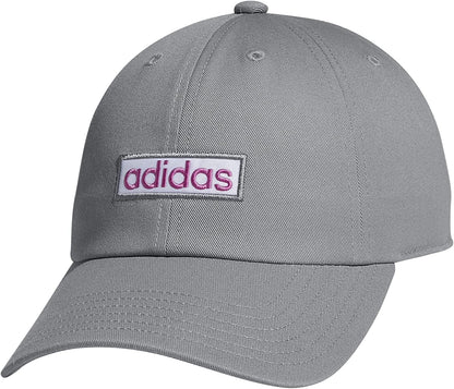 Adidas Women'S Contender Relaxed Adjustable Cap Apparel & Accessories > Clothing Accessories > Hats adidas Light Onix Grey/White/Pulse Lilac Purple One Size 