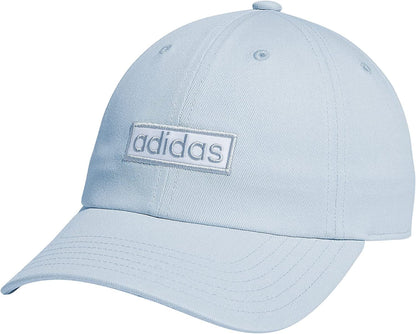 Adidas Women'S Contender Relaxed Adjustable Cap Apparel & Accessories > Clothing Accessories > Hats adidas Halo Blue/White One Size 
