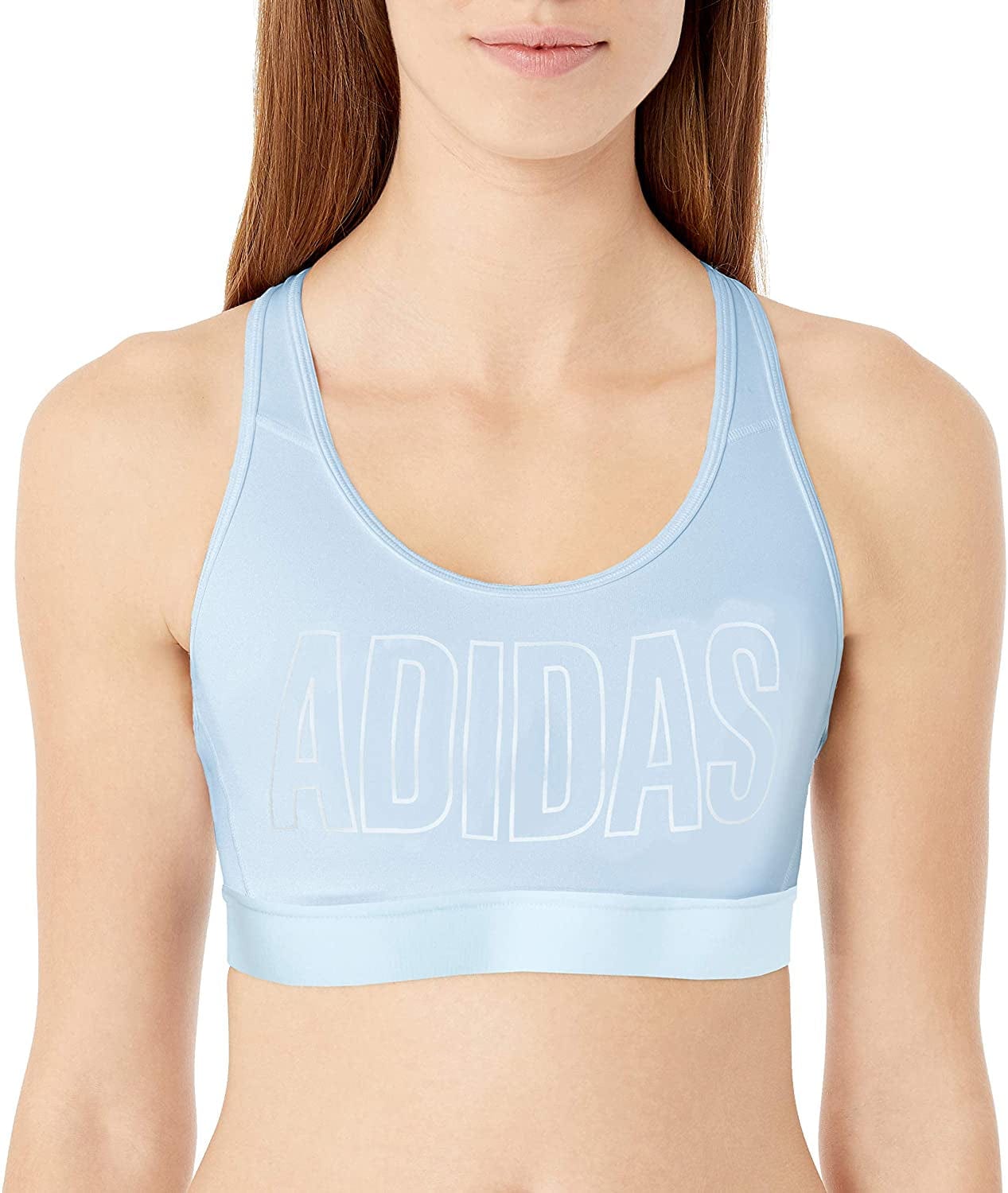 Adidas Women'S Don'T Rest Alphaskin Bra Blue Sky Tint / Medium