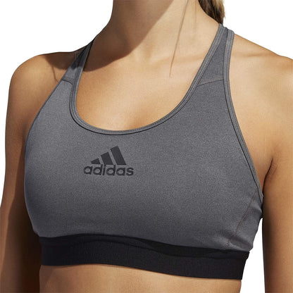 Adidas Women'S Don'T Rest Alphaskin Bra Dark Grey Heather/Black / X-Large