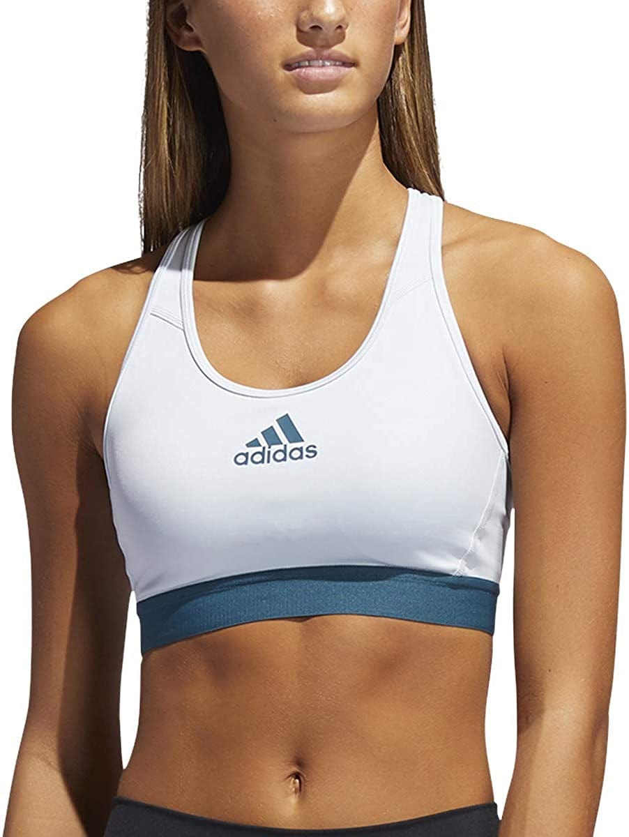 Adidas Women’S Don'T Rest Alphaskin Padded Bra Halo Blue/Wild Teal / 2X