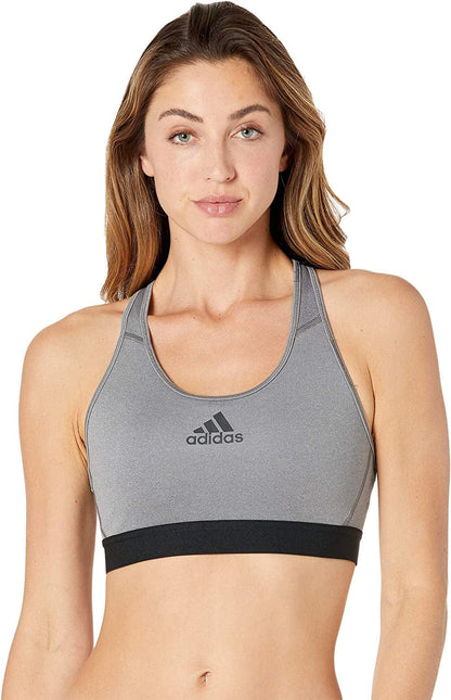 Adidas Women’S Don'T Rest Alphaskin Padded Bra Dark Grey Heather / XX-Large