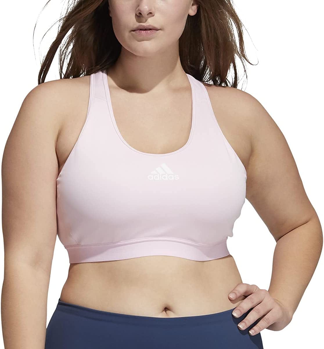 Adidas Women’S Don'T Rest Alphaskin Padded Bra Clear Pink / X-Small