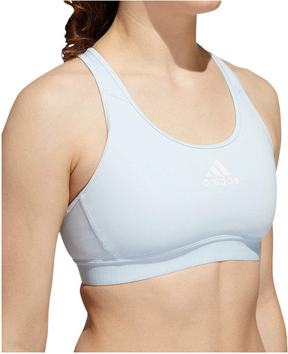 Adidas Women’S Don'T Rest Alphaskin Padded Bra Sky Tint / X-Small