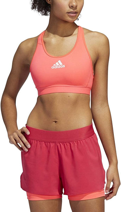 Adidas Women’S Don'T Rest Alphaskin Padded Bra Signal Pink / X-Large