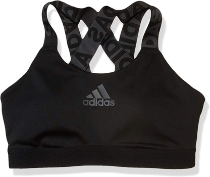 Adidas Women'S Don'T Rest Branded Bra Black / Medium