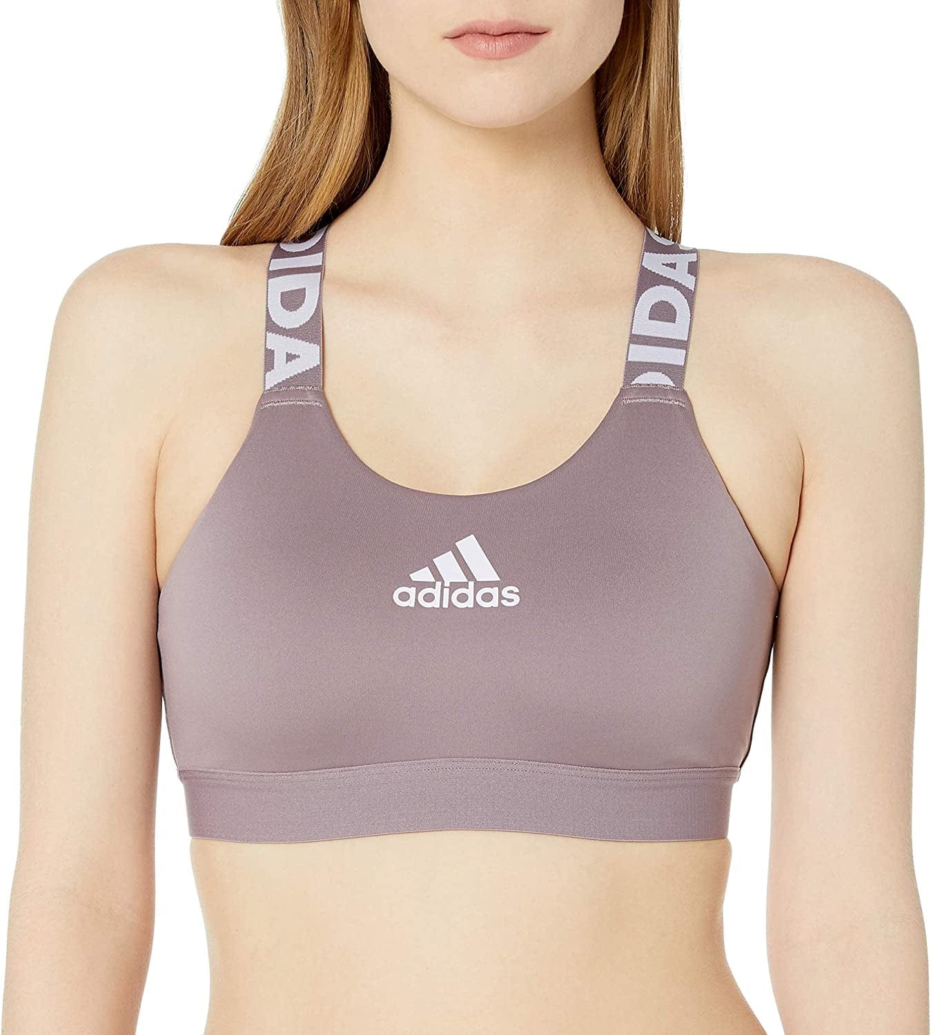 Adidas Women'S Don'T Rest Branded Bra Legacy Purple / Small