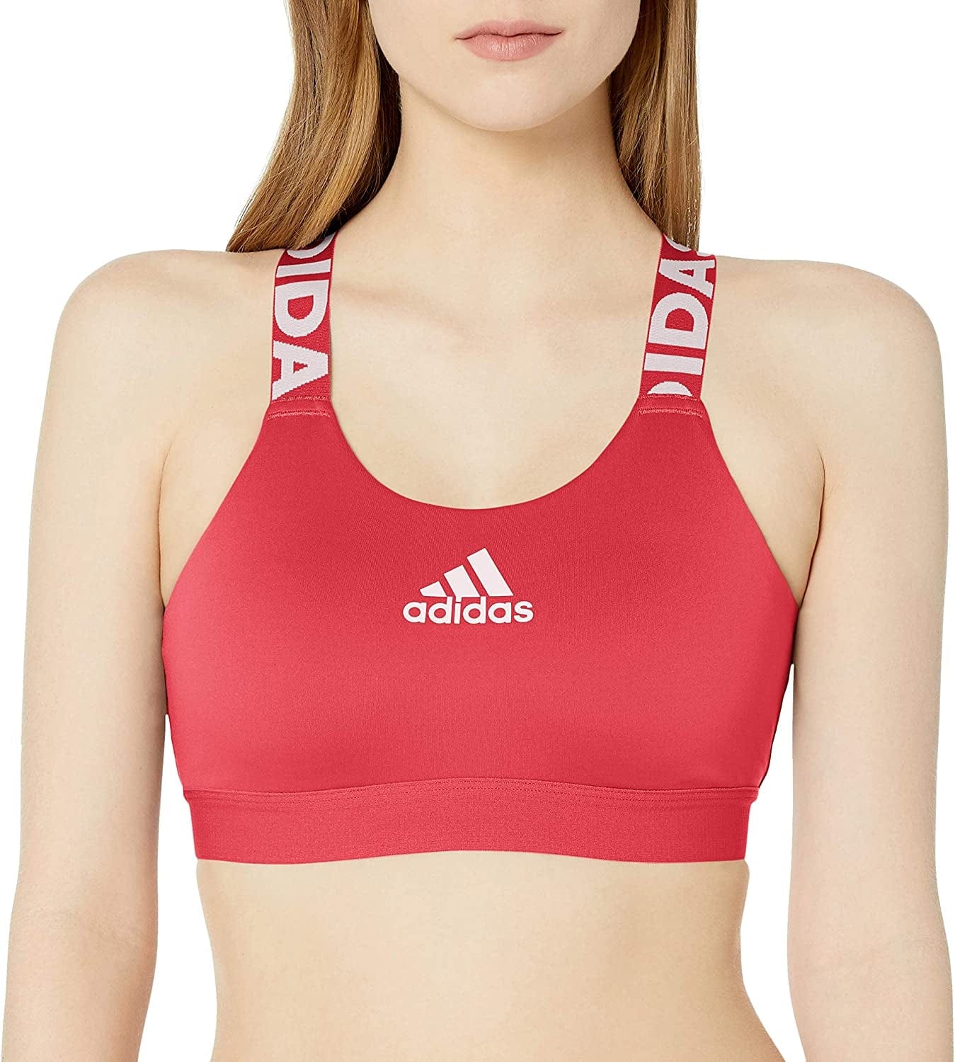 Adidas Women'S Don'T Rest Branded Bra Glory Red / Medium