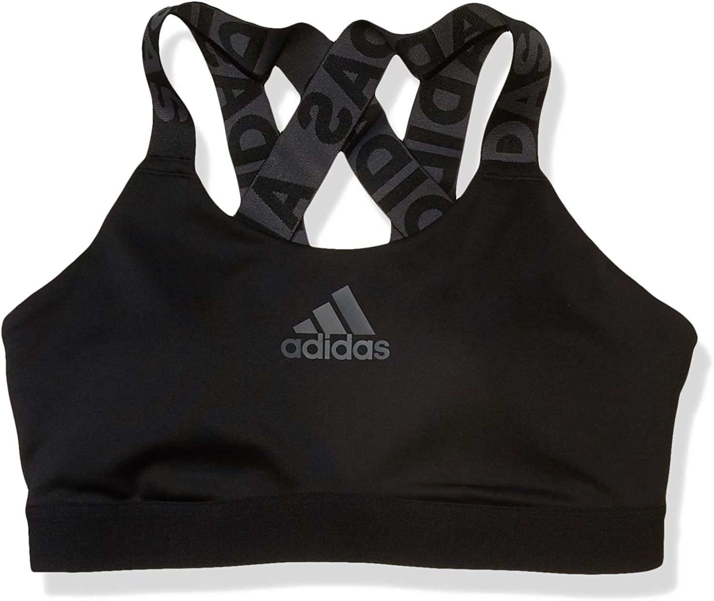 Adidas Women'S Don'T Rest Branded Bra Black / Medium