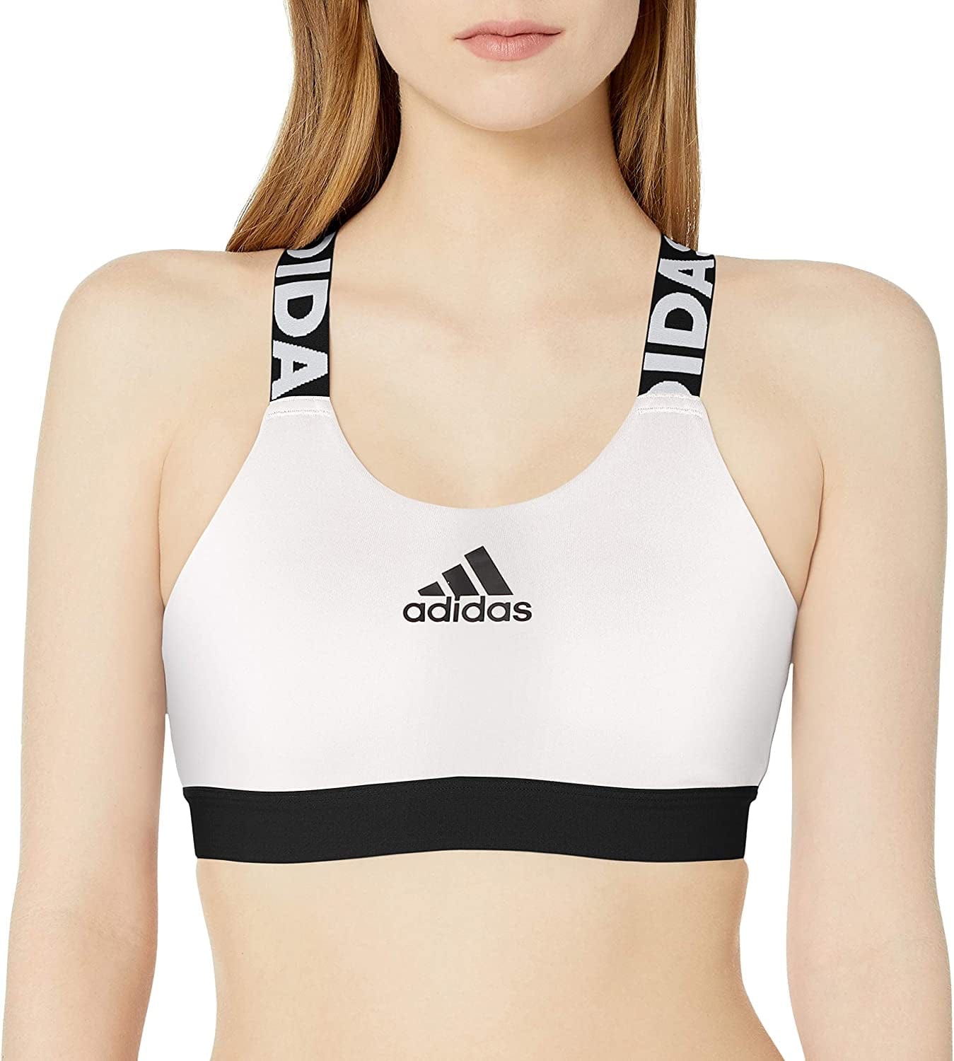 Adidas Women'S Don'T Rest Branded Bra White / Medium