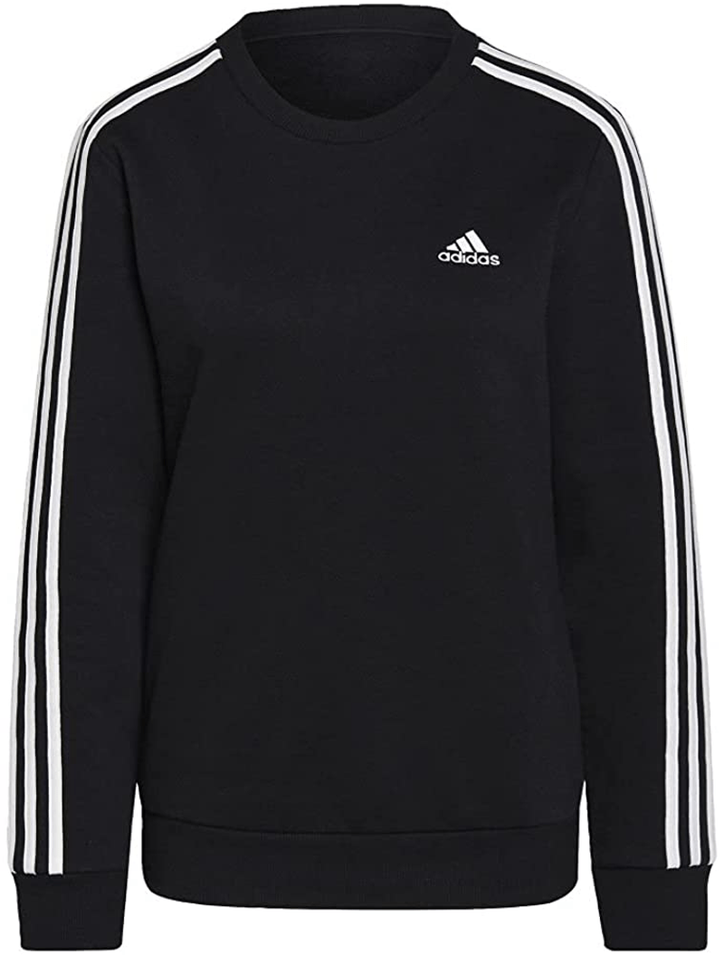 Adidas Women'S Essentials 3-Stripes Fleece Sweatshirt Apparel & Accessories > Clothing > Activewear Kylie Max   
