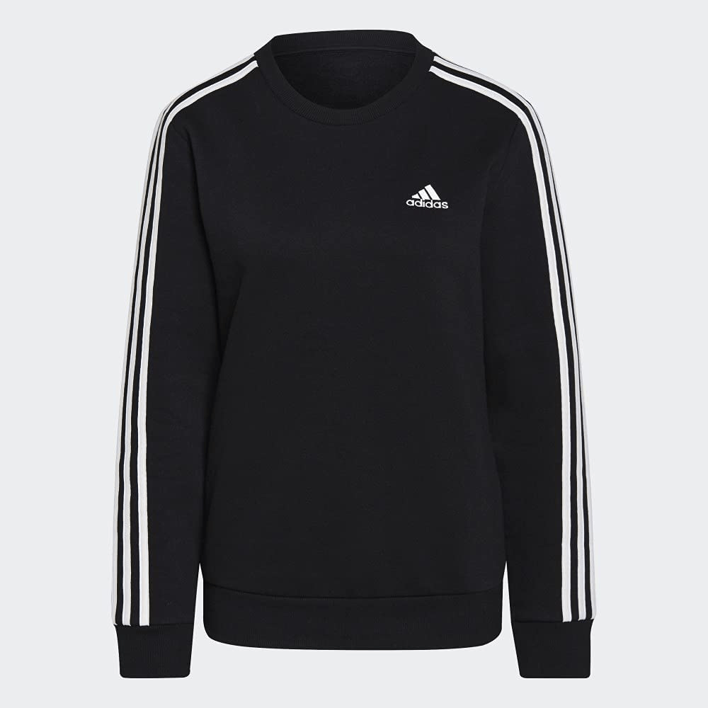 Adidas Women'S Essentials 3-Stripes Fleece Sweatshirt Apparel & Accessories > Clothing > Activewear Kylie Max   