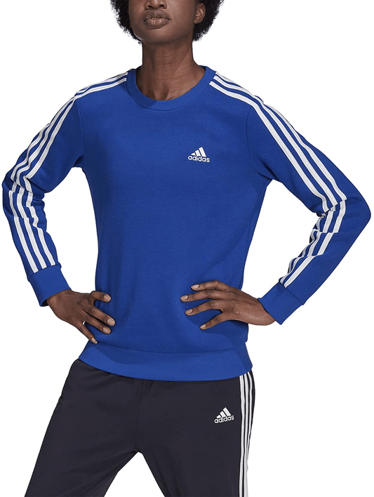 Adidas Women'S Essentials 3-Stripes Fleece Sweatshirt Apparel & Accessories > Clothing > Activewear Kylie Max   