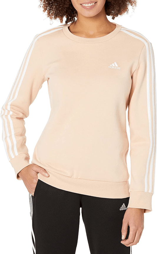 Adidas Women'S Essentials 3-Stripes Fleece Sweatshirt Apparel & Accessories > Clothing > Activewear Kylie Max   
