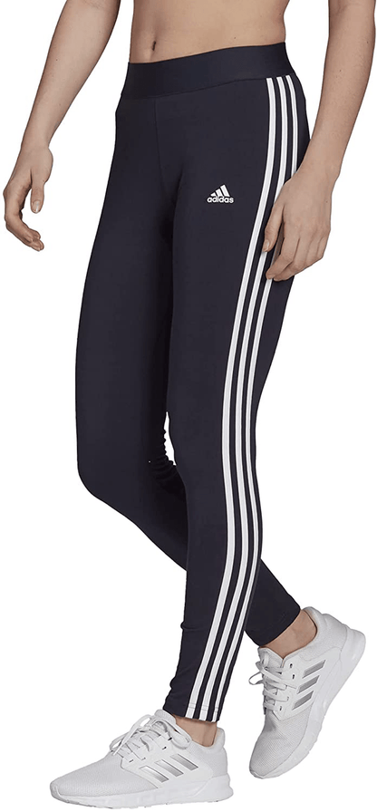 adidas Women's Loungewear Essentials 3-Stripes Leggings Apparel & Accessories > Clothing > Activewear adidas Legend Ink/White X-Large 