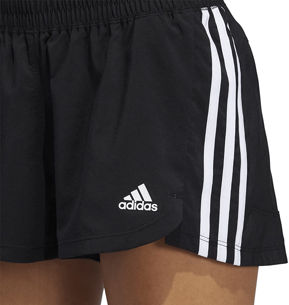 Adidas Women'S Pacer 3-Stripes Woven Shorts Apparel & Accessories > Clothing > Shorts Kylie Max   