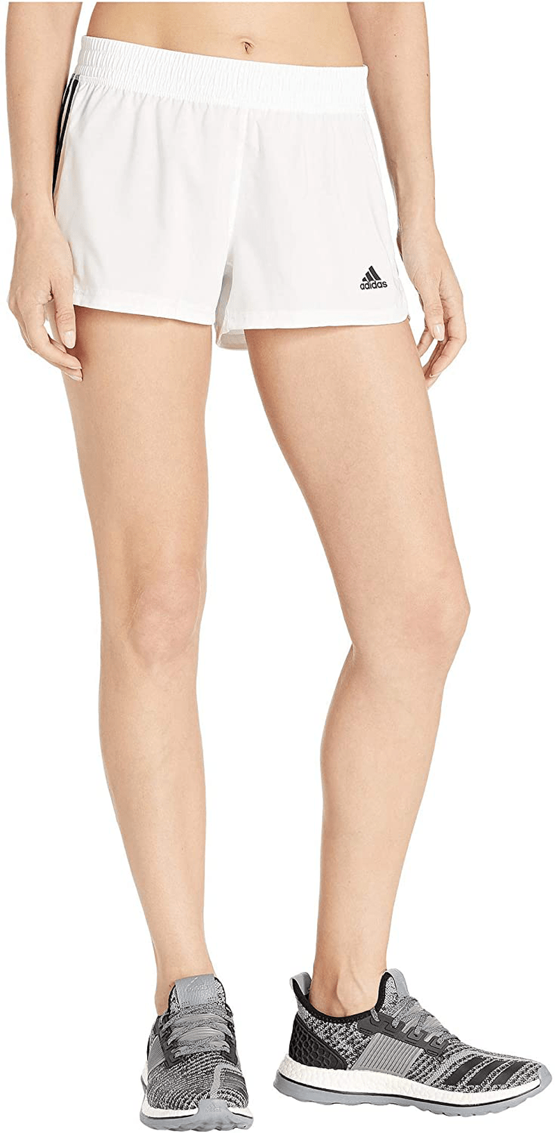 Adidas Women'S Pacer 3-Stripes Woven Shorts Apparel & Accessories > Clothing > Shorts Kylie Max   