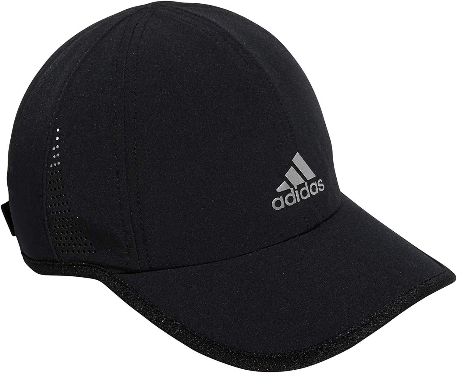 Adidas Women'S Superlite Relaxed Fit Performance Hat Apparel & Accessories > Clothing Accessories > Hats adidas Black/Silver Reflective One Size 