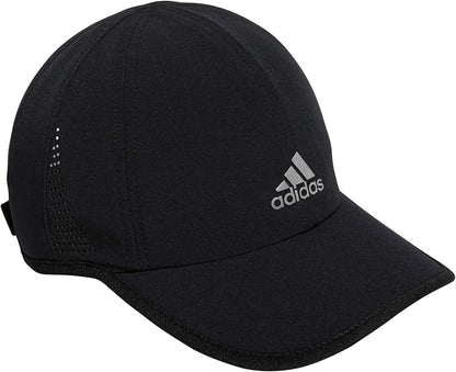 Adidas Women'S Superlite Relaxed Fit Performance Hat Apparel & Accessories > Clothing Accessories > Hats adidas Black/Silver Reflective One Size 