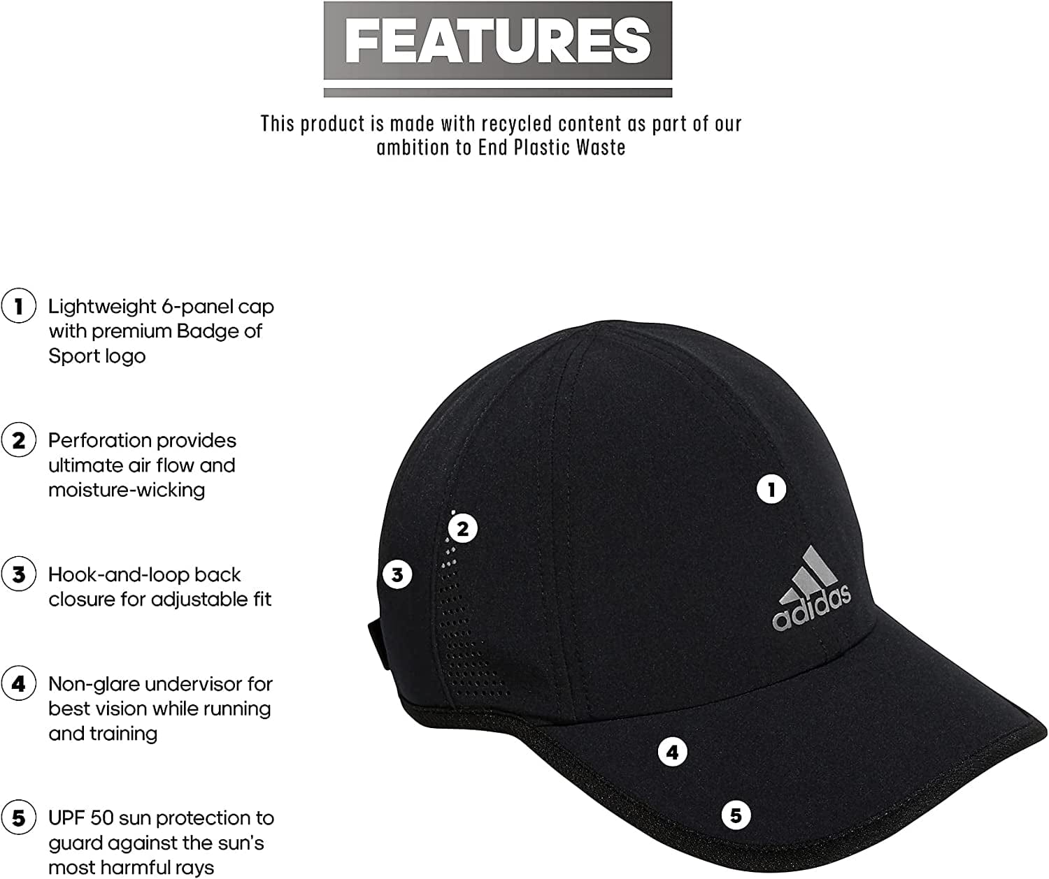 Adidas Women'S Superlite Relaxed Fit Performance Hat Apparel & Accessories > Clothing Accessories > Hats adidas   