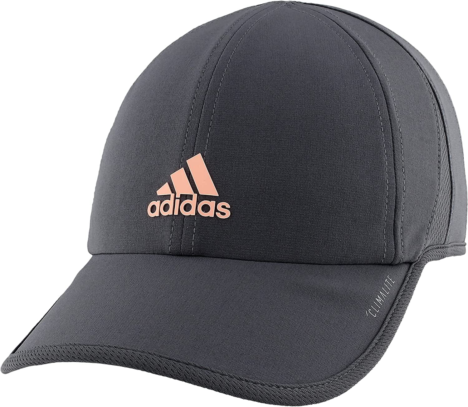 Adidas Women'S Superlite Relaxed Fit Performance Hat Apparel & Accessories > Clothing Accessories > Hats adidas Onix/Glow Pink One Size 