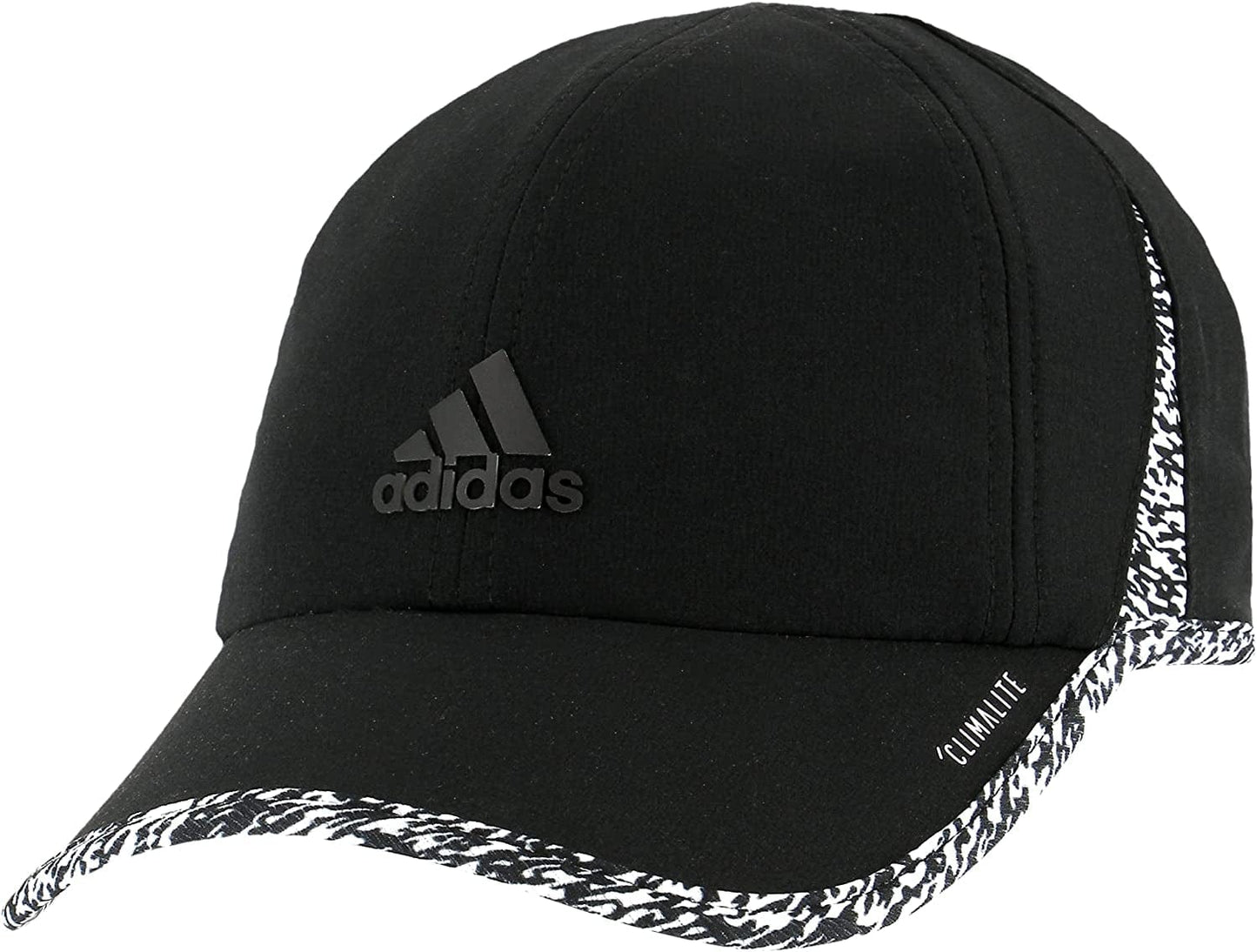 Adidas Women'S Superlite Relaxed Fit Performance Hat Apparel & Accessories > Clothing Accessories > Hats adidas Black/White/3d Pixel One Size 