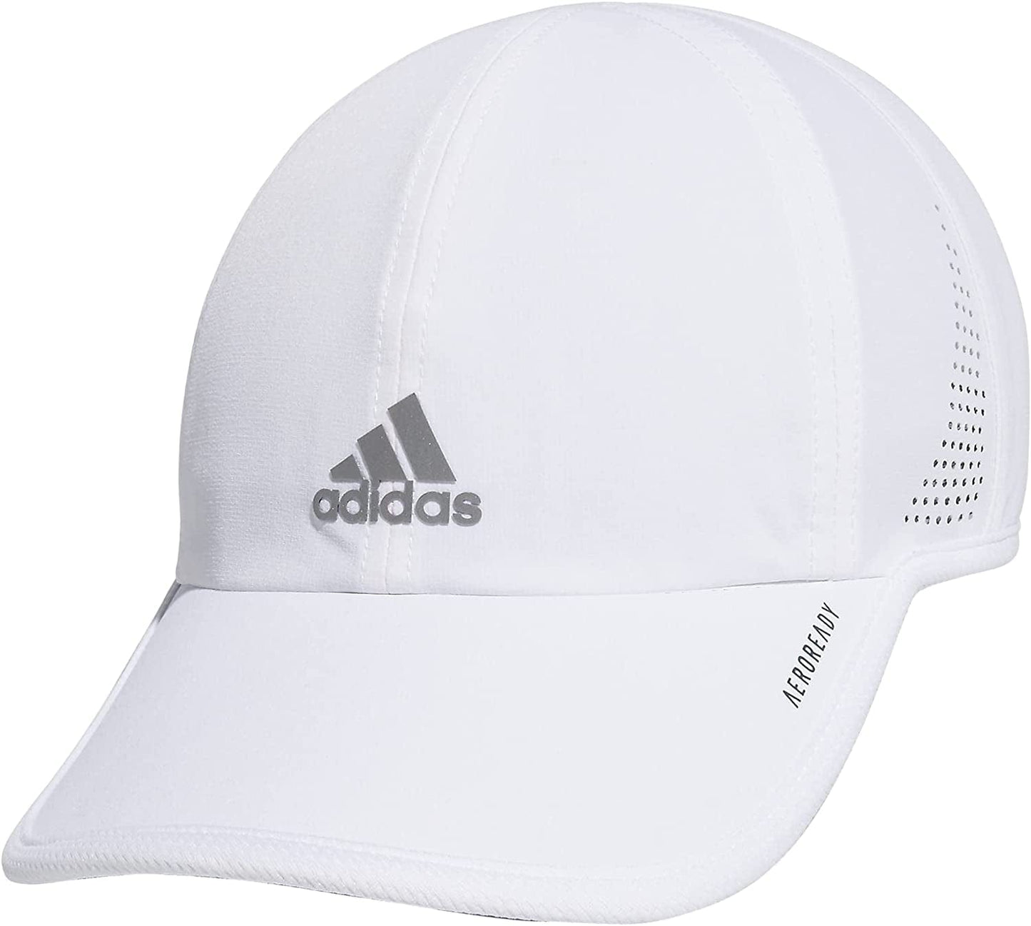 Adidas Women'S Superlite Relaxed Fit Performance Hat Apparel & Accessories > Clothing Accessories > Hats adidas White/Silver Reflective One Size 