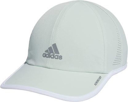 Adidas Women'S Superlite Relaxed Fit Performance Hat Apparel & Accessories > Clothing Accessories > Hats adidas Linen Green/White/Silver Reflective One Size 