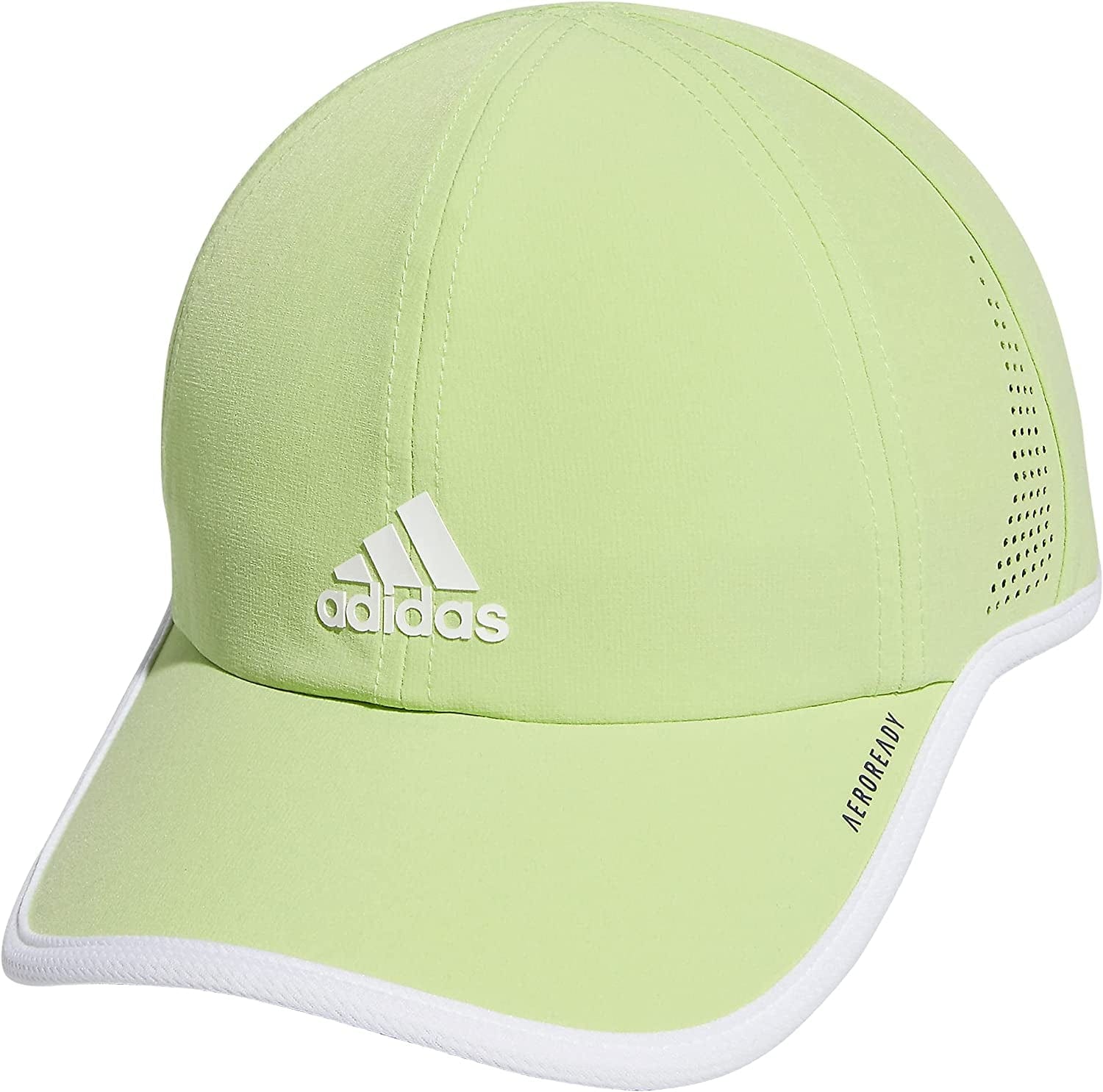 Adidas Women'S Superlite Relaxed Fit Performance Hat Apparel & Accessories > Clothing Accessories > Hats adidas Pulse Lime Green/White One Size 