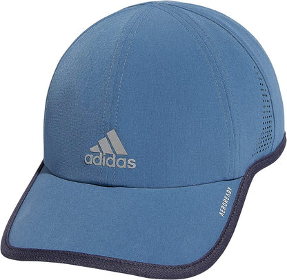 Adidas Women'S Superlite Relaxed Fit Performance Hat Apparel & Accessories > Clothing Accessories > Hats adidas Altered Blue/Shadow Navy/Silver Reflective One Size 