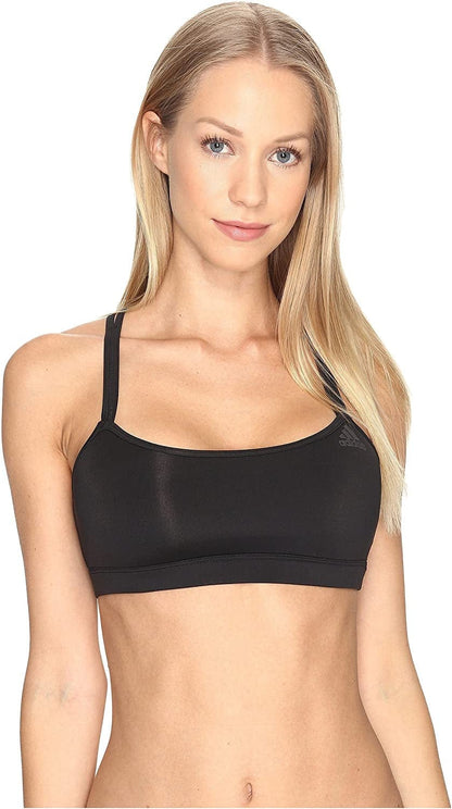 Adidas Women'S Training Crossback Sports Bra Black/Black / XX-Large