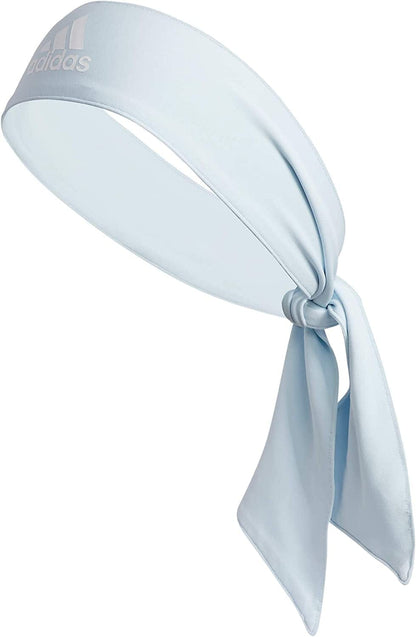 Adidas Womens Alphaskin Tie Headband Apparel & Accessories > Clothing Accessories > Bandanas & Headties adidas Sky Tint Blue/White One Size 