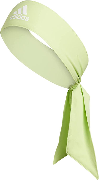 Adidas Womens Alphaskin Tie Headband Apparel & Accessories > Clothing Accessories > Bandanas & Headties adidas Pulse Lime Green/White One Size 