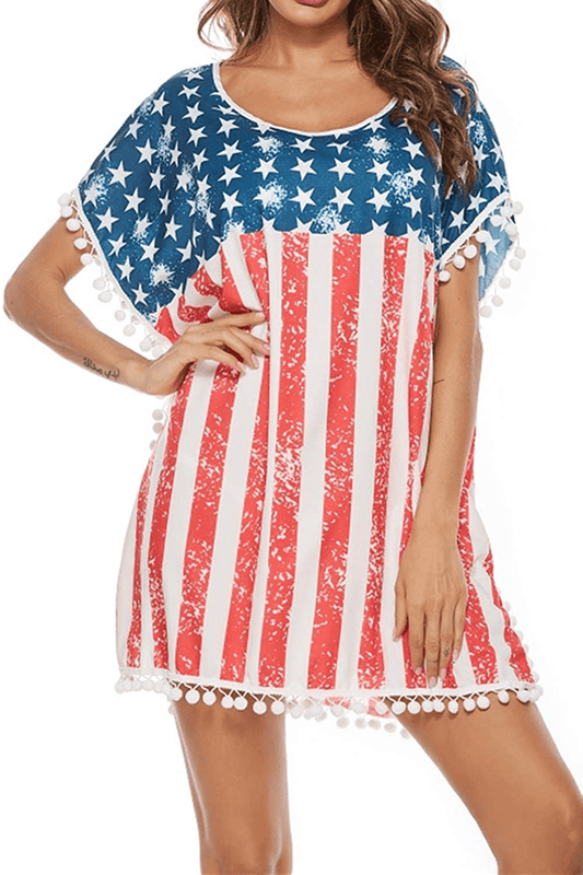 Adisputent Womens Swimsuits Cover Ups Crochet Chiffon Beach Cover Bathing Suit Bikini Wear Coverups Dress Apparel & Accessories > Clothing > Swimwear Kylie Max   