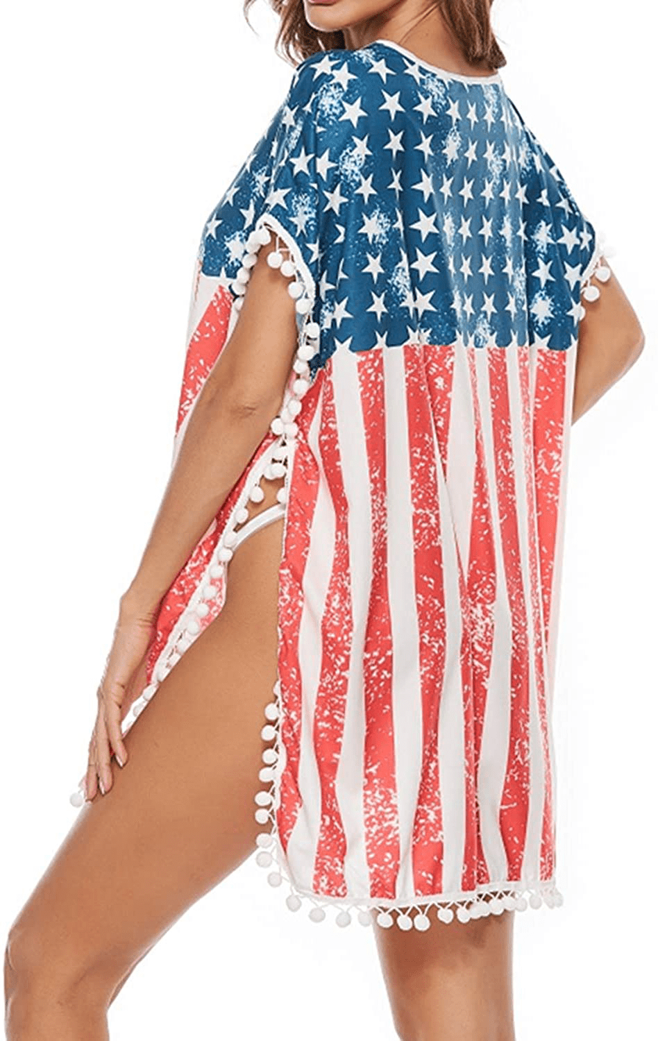Adisputent Womens Swimsuits Cover Ups Crochet Chiffon Beach Cover Bathing Suit Bikini Wear Coverups Dress Apparel & Accessories > Clothing > Swimwear Kylie Max   