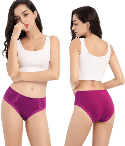 ADOVAKKER Womens Thong Cotton Sexy Lace Panties Underwear Pack Apparel & Accessories > Clothing > Underwear & Socks > Underwear ADOVAKKER   
