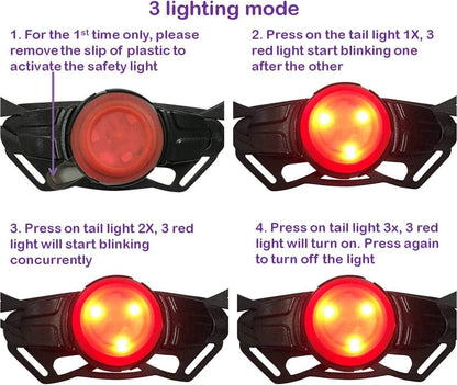 Adult Helmet with LED Safety Light – Commuter Bicycle Helmet for Men and Women - Adjustable Dial for Head Circumference 22.5" to 24" (Head Size M to L) - Certified for Safety