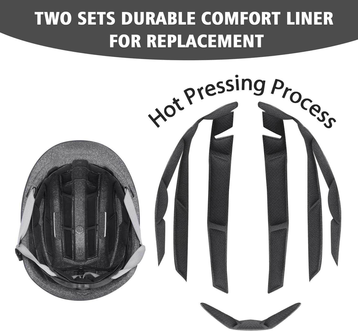 Adult Urban Bike Helmet - Adjustable Fit System & Integrated Taillight for Men Women
