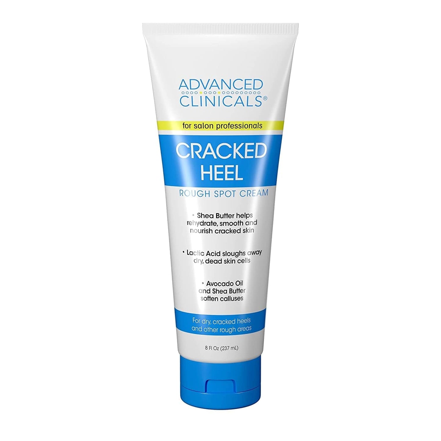 Advanced Clinicals Cracked Heel Foot Cream Moisturizer Lotion W/ Shea Butter, Skin Care Moisturizing Cream Helps Heal Dry Cracked Heels, Rough Spots, Calluses, & Dry Skin on Feet, Large 8 Fl Oz Health & Beauty > Personal Care > Foot Care Advanced Clinicals Cracked Heel Foot Lotion 8 Fl Oz (Pack of 1) 