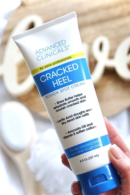 Advanced Clinicals Cracked Heel Foot Cream Moisturizer Lotion W/ Shea Butter, Skin Care Moisturizing Cream Helps Heal Dry Cracked Heels, Rough Spots, Calluses, & Dry Skin on Feet, Large 8 Fl Oz Health & Beauty > Personal Care > Foot Care Advanced Clinicals   