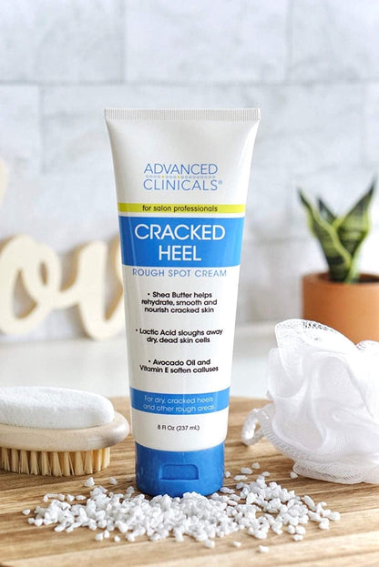 Advanced Clinicals Cracked Heel Foot Cream Moisturizer Lotion W/ Shea Butter, Skin Care Moisturizing Cream Helps Heal Dry Cracked Heels, Rough Spots, Calluses, & Dry Skin on Feet, Large 8 Fl Oz Health & Beauty > Personal Care > Foot Care Advanced Clinicals   