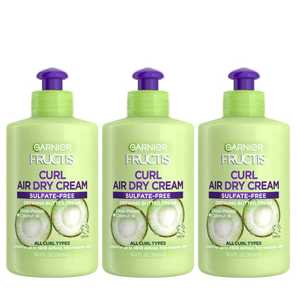 Garnier Hair Care Fructis Curl Nourish Butter Cream Leave-In Conditioner, 10.2 Ounce (Pack of 2) Health & Beauty > Personal Care > Hair Care Garnier 10.2 Fl Oz (Pack of 3)  