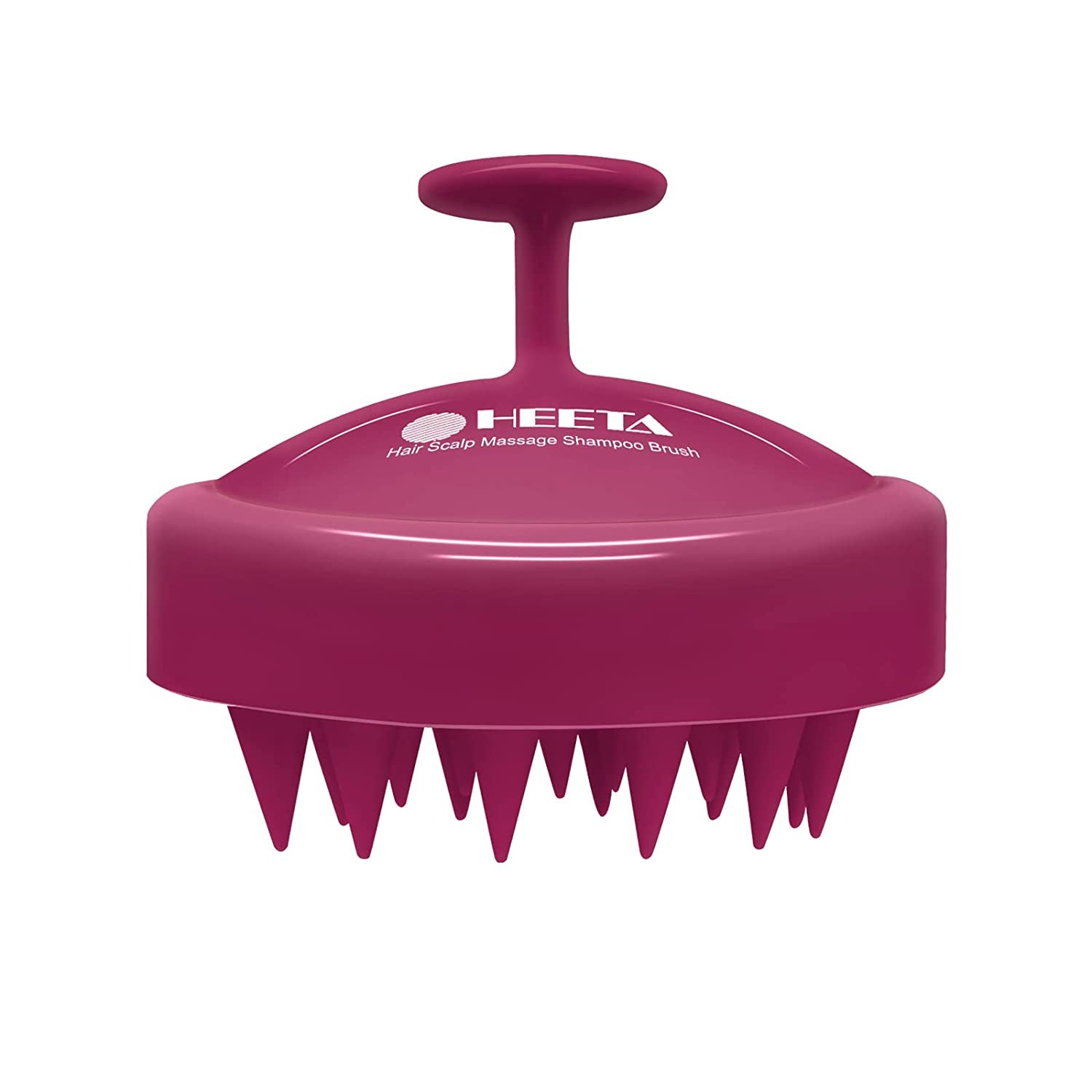 Hair Shampoo Brush, HEETA Scalp Care Hair Brush with Soft Silicone Scalp Massager (Black) Health & Beauty > Personal Care > Hair Care HEETA Rose Red  