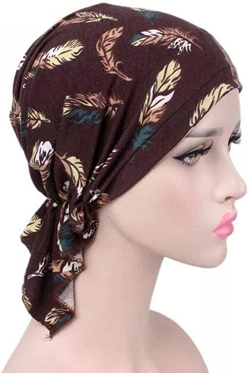 Chemo Head Scarf Head Wrap Headwear Beanie Skull Cover Cap Hair Loss Hat for Women Apparel & Accessories > Clothing Accessories > Headwear LUFUTE   