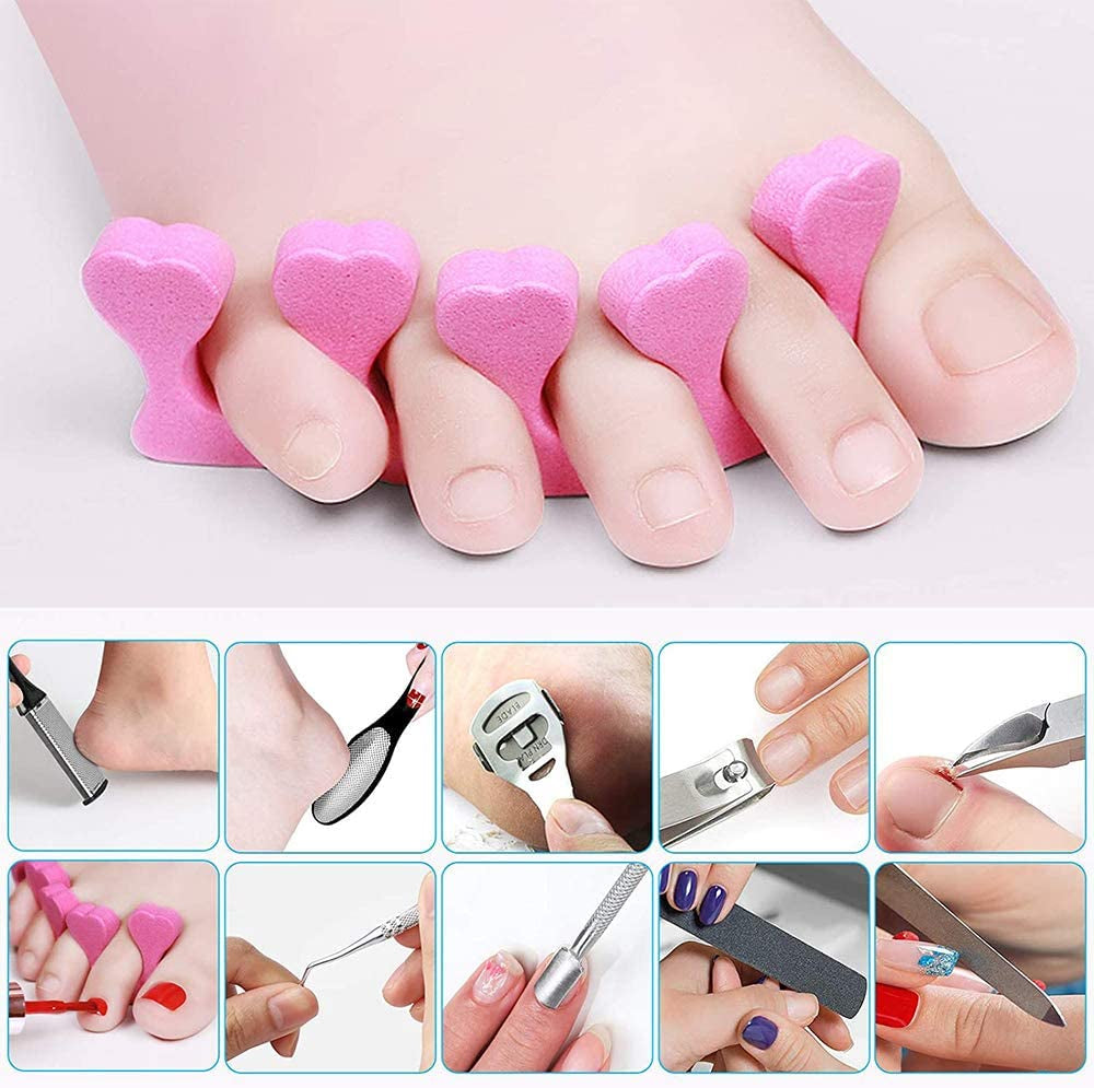 Professional Pedicure Tools Kit 20 in 1, Bagvhandbagro Foot Care Kit with Foot File Foot Rasp Scraper Dead Skin Remover Callus Scrubber Pedicure Tools for Men Women Christmas Gifts Health & Beauty > Personal Care > Foot Care Bagvhandbagro   