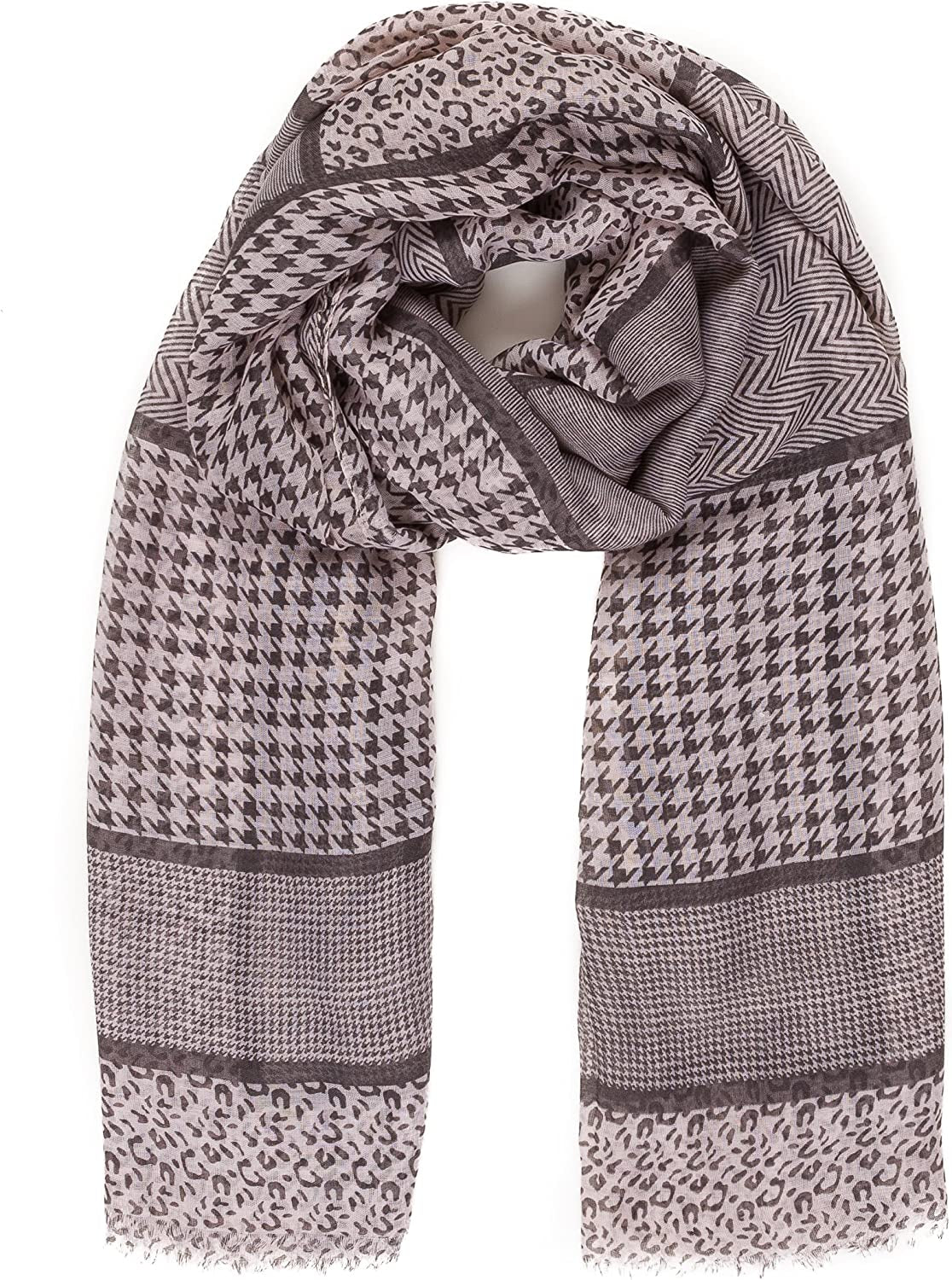 Scarf for Women Lightweight Geometric Fashion Spring Fall Winter Scarves Shawl Wraps Apparel & Accessories > Clothing Accessories > Scarves & Shawls MELIFLUOS DESIGNED IN SPAIN   