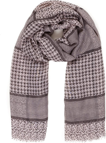 Scarf for Women Lightweight Geometric Fashion Spring Fall Winter Scarves Shawl Wraps Apparel & Accessories > Clothing Accessories > Scarves & Shawls MELIFLUOS DESIGNED IN SPAIN   